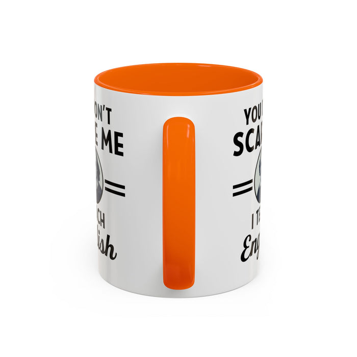 Funny English Teacher Coffee Mug - Sip & Teach with Style, Coffee Lovers Mug, English Teacher Gift, Accent Coffee Mug (11, 15oz)