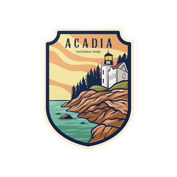 Acadia National Park Kiss-Cut Vinyl Decals