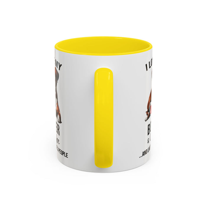 Boxer Lover Mug, Boxer Lover Gift, Coffee Mug, Boxer Mug, Boxer Gift, Boxer Owner Gift, Boxer Owner Mug, Dob Lover Gift, Dog Mug A0023-015 Accent Coffee Mug (11, 15oz)