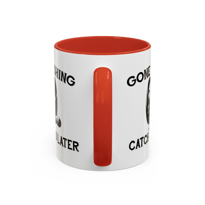 Coffee Mug, Gone Fly Fishing Gift for Dad or Grandpa