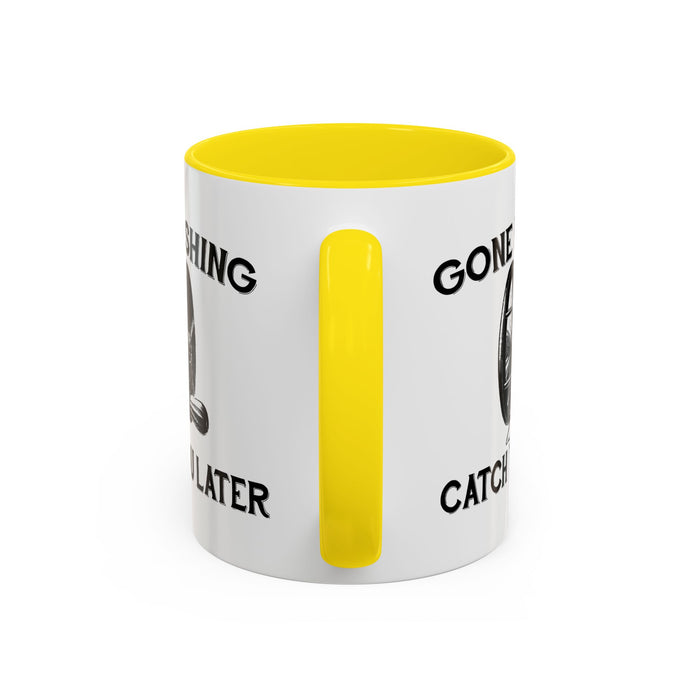 Coffee Mug, Gone Fly Fishing Gift for Dad or Grandpa