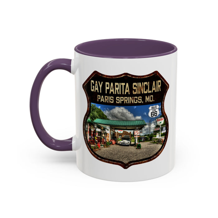 Mug Gay Parita Sinclair Route 66 Shield Missouri 11oz