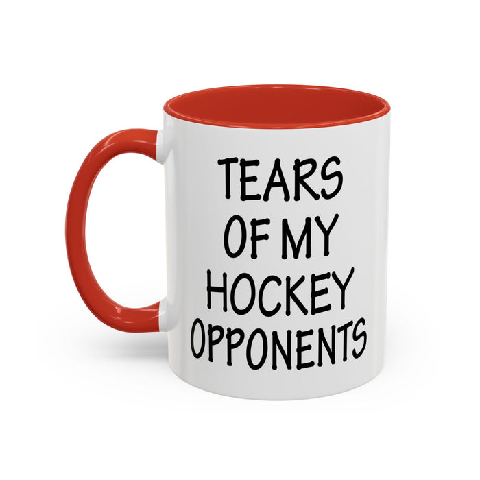Hockey Gifts, Hockey Coffee Mug, Hockey Coach Gifts, Hockey Player Gifts, Funny Hockey Gifts, Tears of My Hockey Opponents A0075-026AAccent Coffee Mug (11, 15oz)