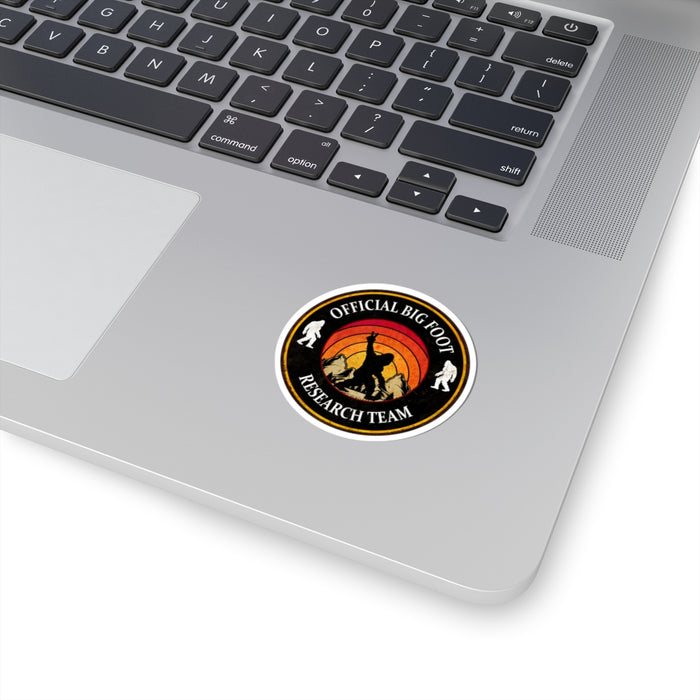 Quirky Big Foot Decal - Official Big Foot Research Team Kiss-Cut Stickers