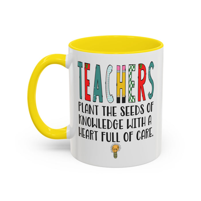 Teacher Mug - Plant the Seed sof Knowledge Teacher Gift - Appreciation Gift A0005-004A