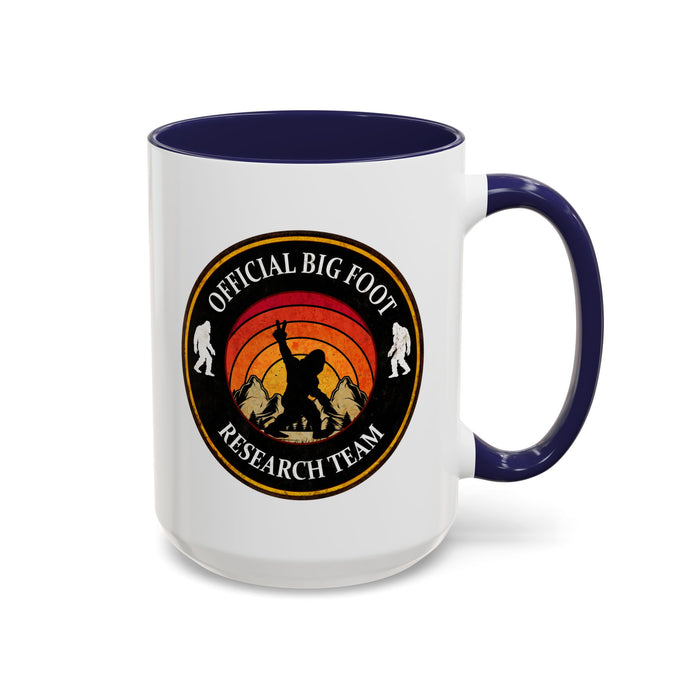 Big Foot Sticker - Big Foot Watch Club - Sasquatch Decal - Funny Yeti Gift Accent Coffee Mug (11, 15oz)
