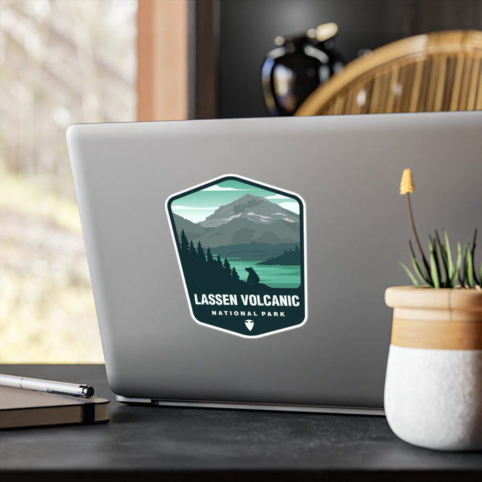Lassen Volcanic National Park Sticker Gift - Outdoor Adventure Decal