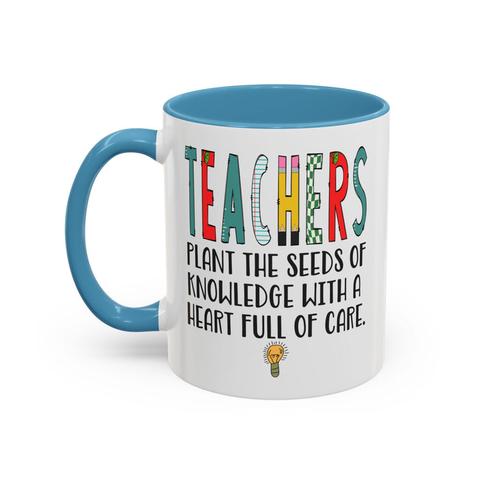Teacher Mug - Plant the Seed sof Knowledge Teacher Gift - Appreciation Gift A0005-004A