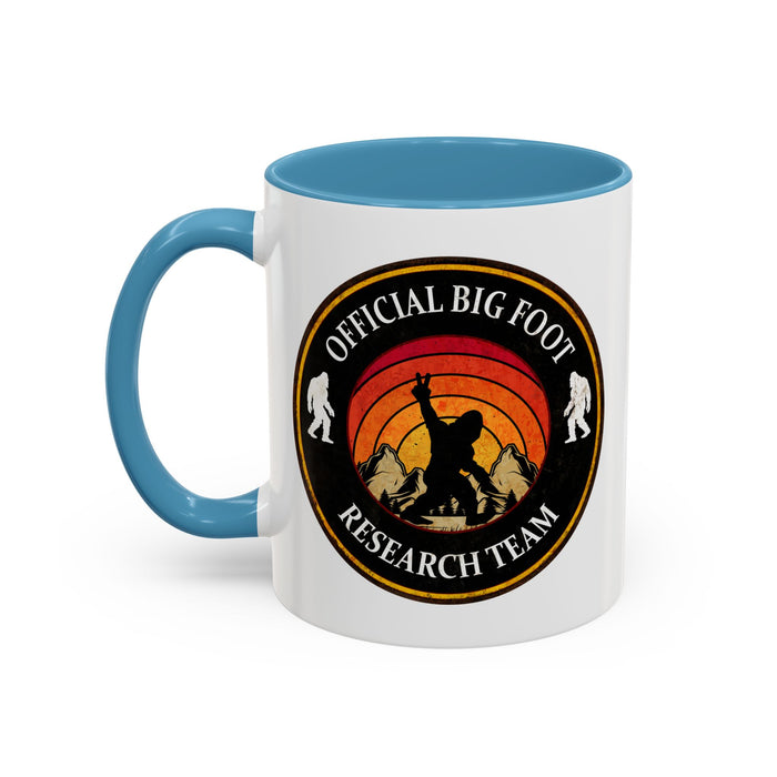 Big Foot Sticker - Big Foot Watch Club - Sasquatch Decal - Funny Yeti Gift Accent Coffee Mug (11, 15oz)