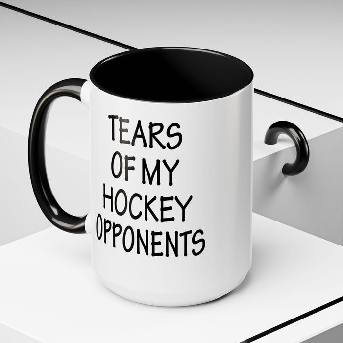 Hockey Gifts, Hockey Coffee Mug, Hockey Coach Gifts, Hockey Player Gifts, Funny Hockey Gifts, Tears of My Hockey Opponents A0075-026AAccent Coffee Mug (11, 15oz)