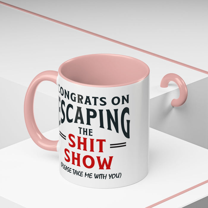 Funny Retirement Gift, Funny Coworker Leaving Gift, Going Away Co Worker, Goodbye Farewell, Retirement Mug, New Job, Leaving Job A0037-006 Accent Coffee Mug (11, 15oz)