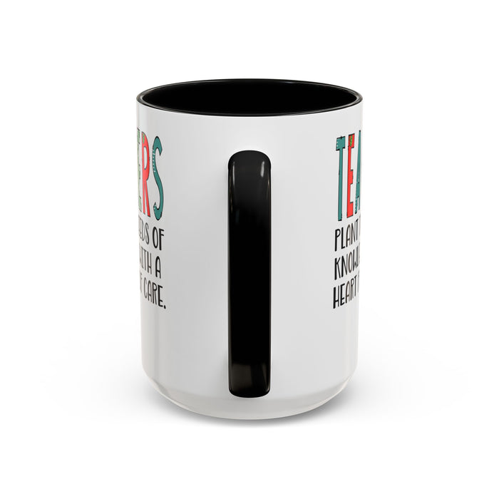 Teacher Mug - Plant the Seed sof Knowledge Teacher Gift - Appreciation Gift A0005-004A