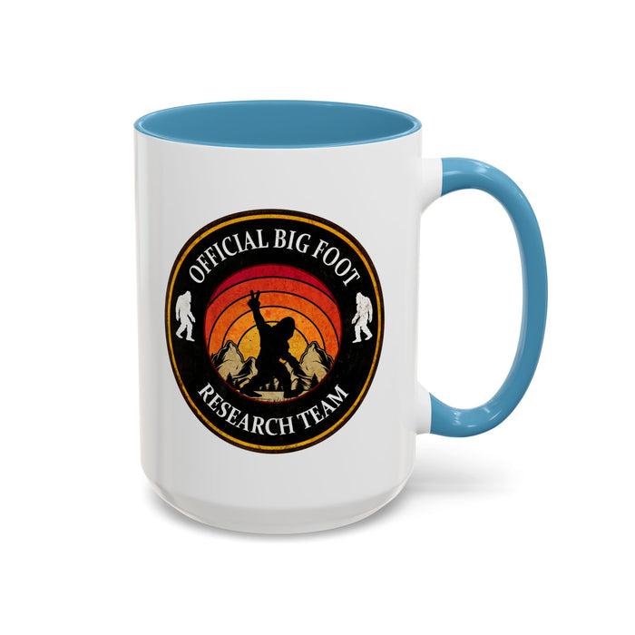 Big Foot Sticker - Big Foot Watch Club - Sasquatch Decal - Funny Yeti Gift Accent Coffee Mug (11, 15oz)