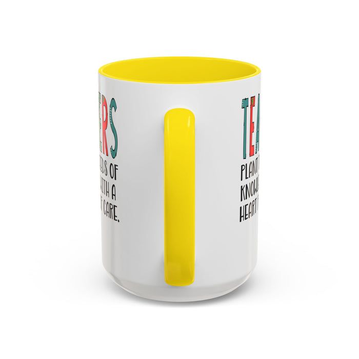 Teacher Mug - Plant the Seed sof Knowledge Teacher Gift - Appreciation Gift A0005-004A