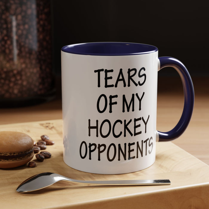 Hockey Gifts, Hockey Coffee Mug, Hockey Coach Gifts, Hockey Player Gifts, Funny Hockey Gifts, Tears of My Hockey Opponents A0075-026AAccent Coffee Mug (11, 15oz)