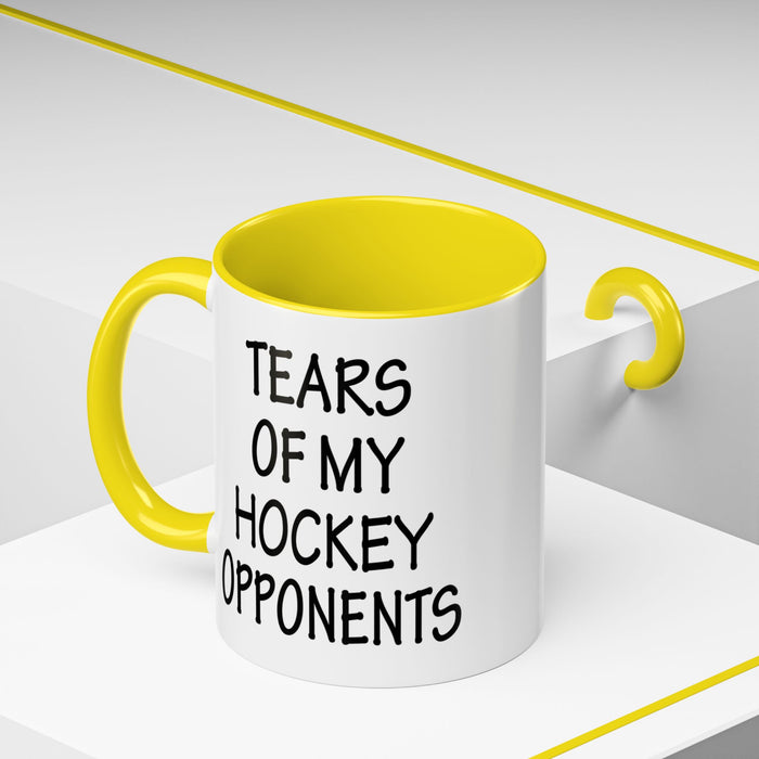 Hockey Gifts, Hockey Coffee Mug, Hockey Coach Gifts, Hockey Player Gifts, Funny Hockey Gifts, Tears of My Hockey Opponents A0075-026AAccent Coffee Mug (11, 15oz)