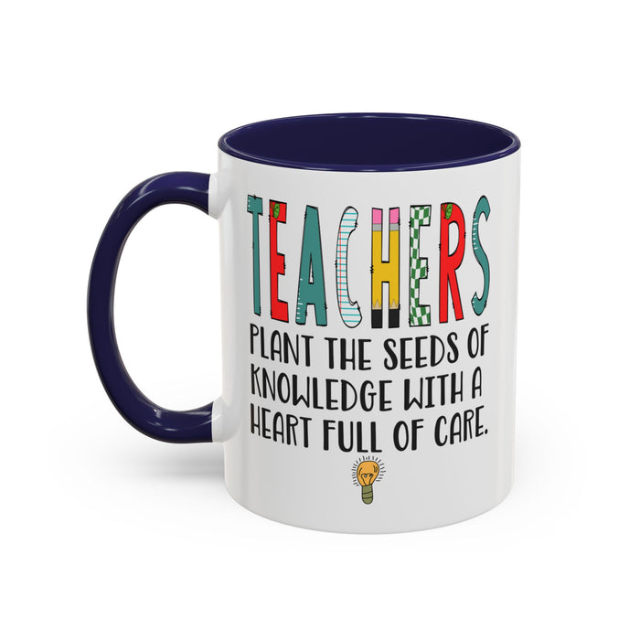 Teacher Mug - Plant the Seed sof Knowledge Teacher Gift - Appreciation Gift A0005-004A