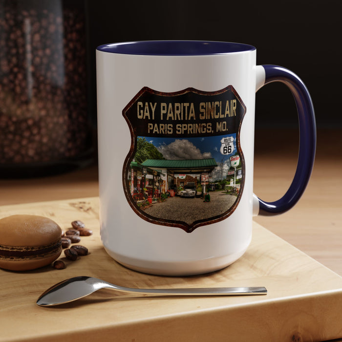 Mug Gay Parita Sinclair Route 66 Shield Missouri 11oz