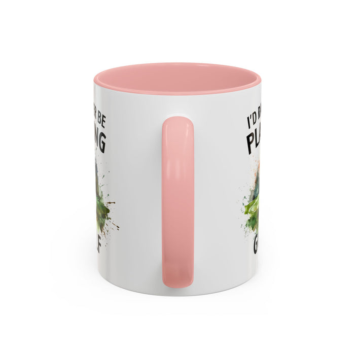 Funny Golf Mug - 11oz Ceramic Mug, I'd Rather Be Playing Golf Gift for Golfers 0190001