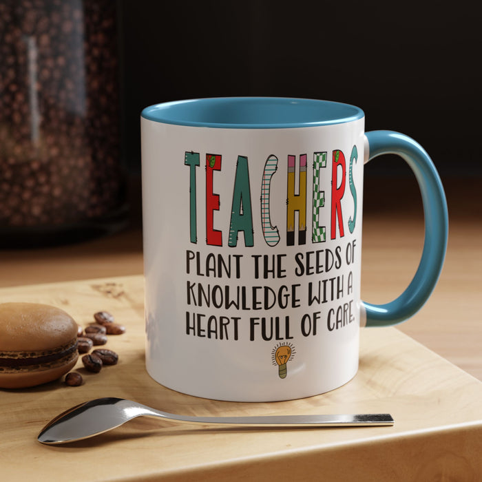Teacher Mug - Plant the Seed sof Knowledge Teacher Gift - Appreciation Gift A0005-004A