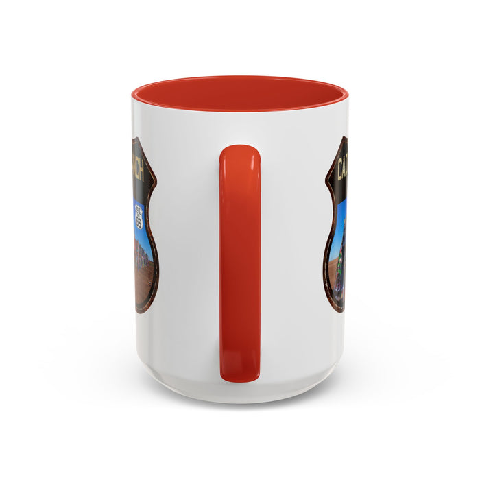 Mug Cadillac Ranch Route 66 Shield Texas 11oz