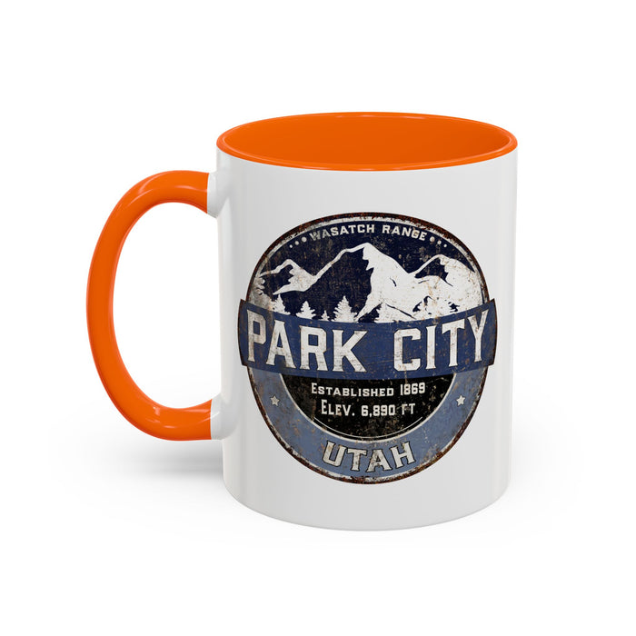 Ski Area Coffee Mug, Park City Winter Skiing Cup, Mountain Resort Gift, Snowboarding Lover Present, Ski Vacation Souvenir, Mountain