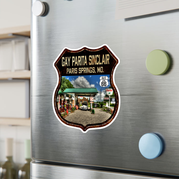 Vinyl Decal Gay Parita Gas Station Route 66 Missouri