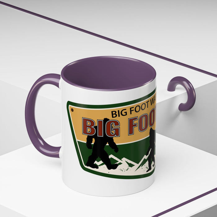 Big Foot Watch Club Sticker - Sasquatch Decal - Funny Yeti Gift Accent Coffee Mug (11, 15oz)