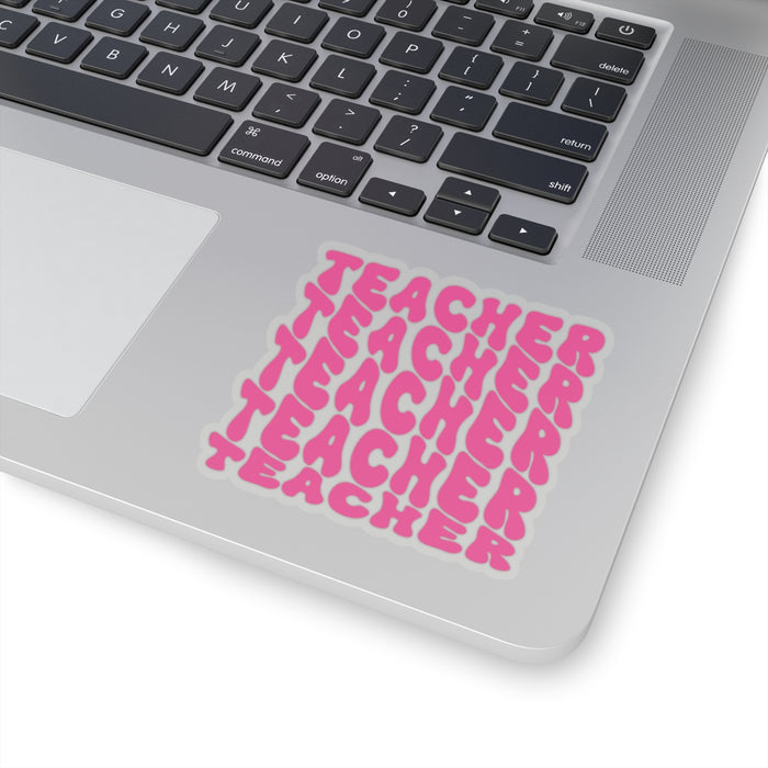 Sticker Set - Bold Vibrant Colored Teacher Teacher Teacher