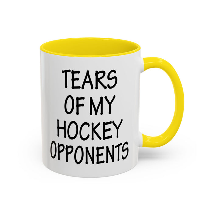 Hockey Gifts, Hockey Coffee Mug, Hockey Coach Gifts, Hockey Player Gifts, Funny Hockey Gifts, Tears of My Hockey Opponents A0075-026AAccent Coffee Mug (11, 15oz)
