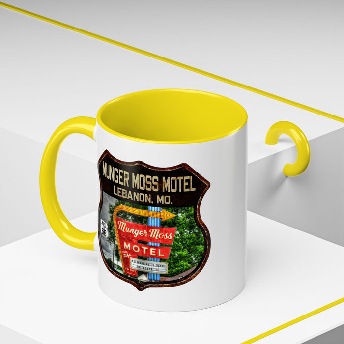 Mug Munger Moss Motel Route 66 Shield Missouri 11oz