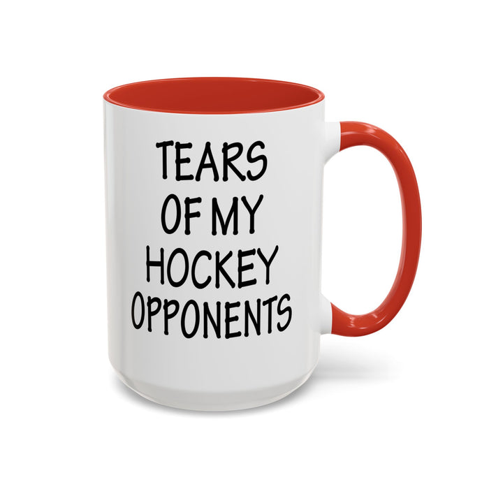 Hockey Gifts, Hockey Coffee Mug, Hockey Coach Gifts, Hockey Player Gifts, Funny Hockey Gifts, Tears of My Hockey Opponents A0075-026AAccent Coffee Mug (11, 15oz)