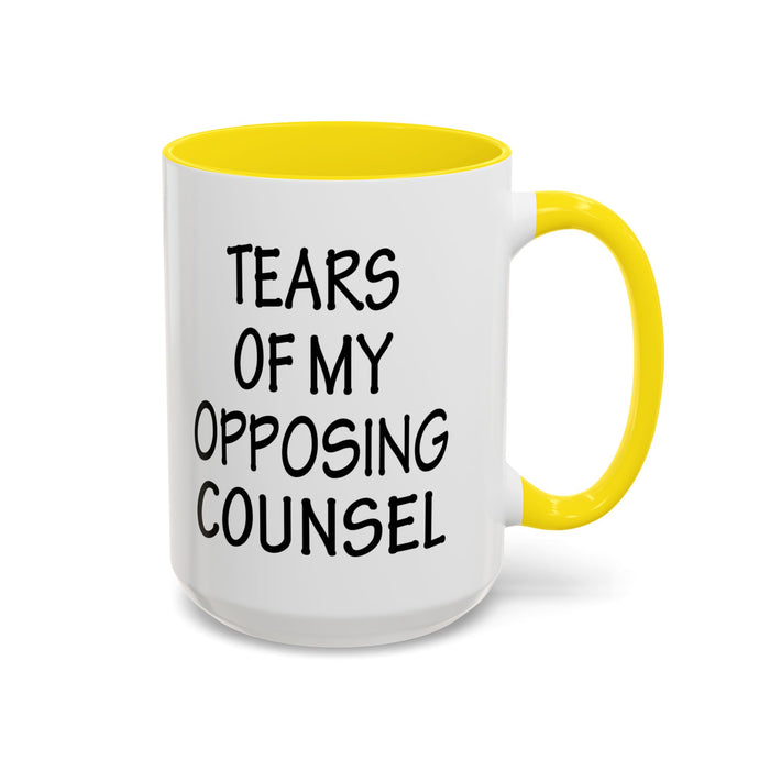 Lawyer Mug, Tears of Opposing Counsel Mug, Attorney Mug, Lawyer Coffee Mug, Law Student Mug, Tears Mug, Funny Lawyer Mug A0075-012A