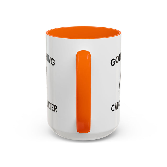 Coffee Mug, Gone Fishing Gift for Dad or Grandpa, Fly Fishing Mug