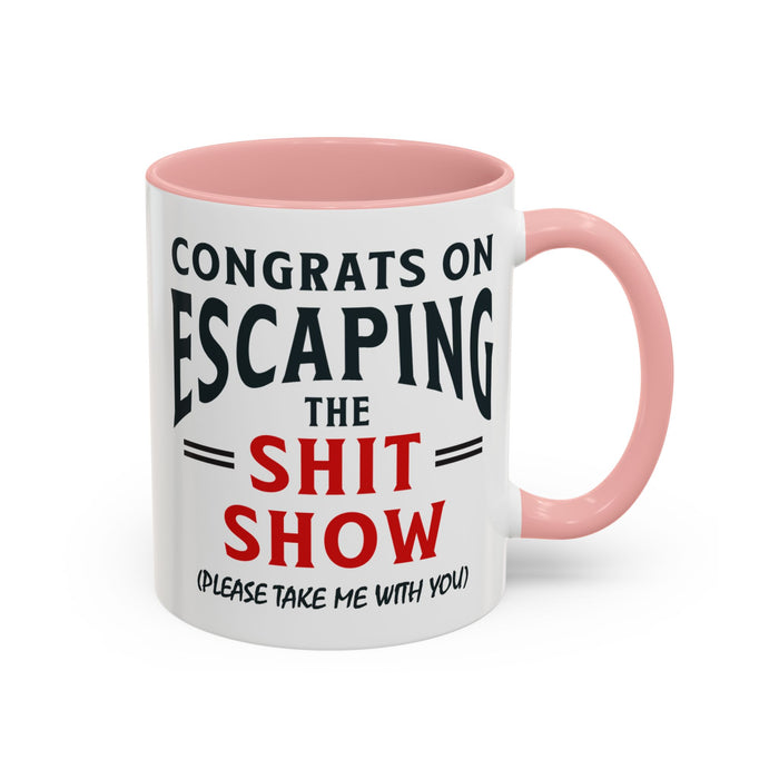 Funny Retirement Gift, Funny Coworker Leaving Gift, Going Away Co Worker, Goodbye Farewell, Retirement Mug, New Job, Leaving Job A0037-006 Accent Coffee Mug (11, 15oz)