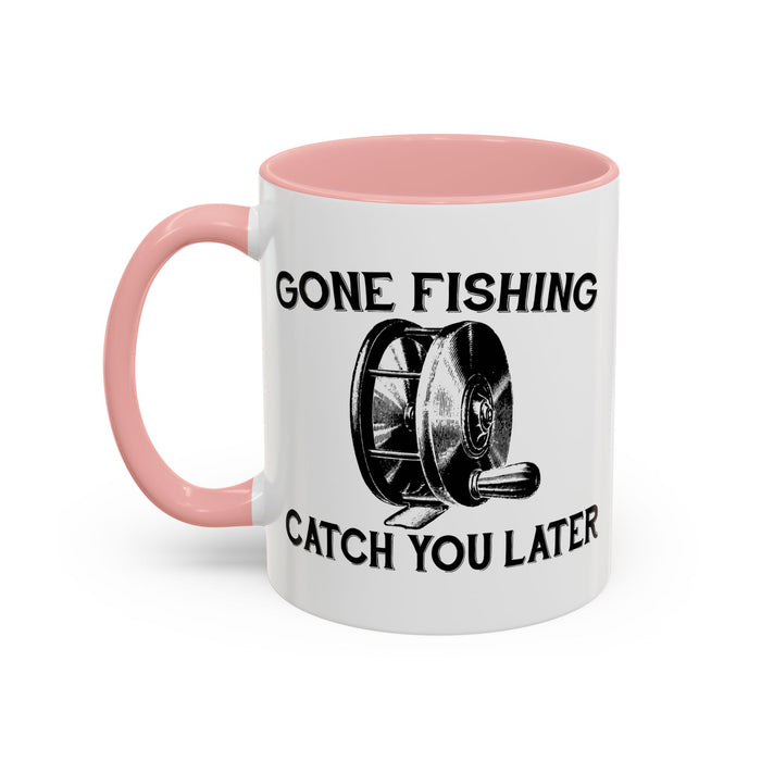 Coffee Mug, Gone Fly Fishing Gift for Dad or Grandpa