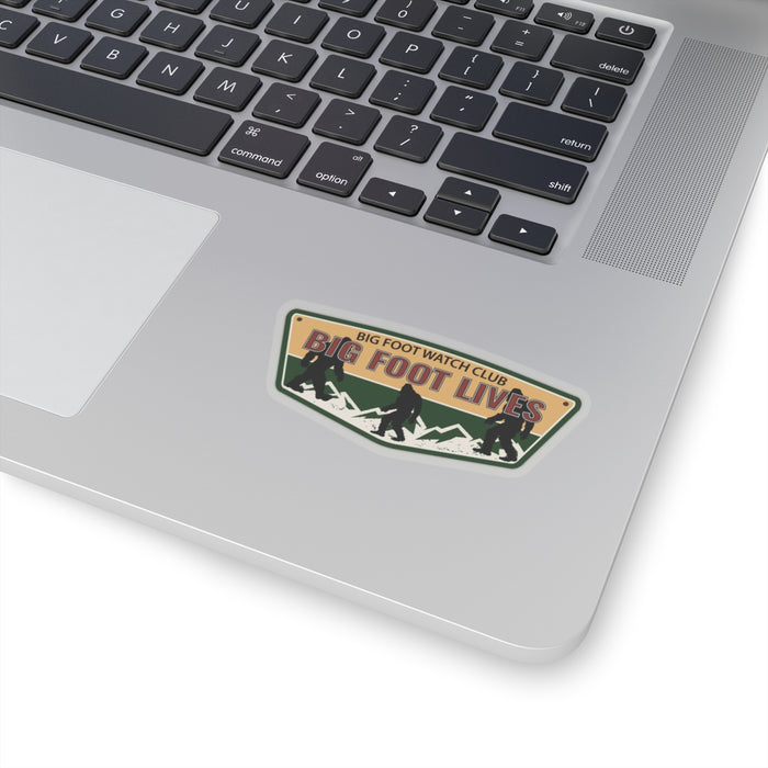 Quirky Big Foot Decal - Big Foot Watch Club Kiss-Cut Stickers