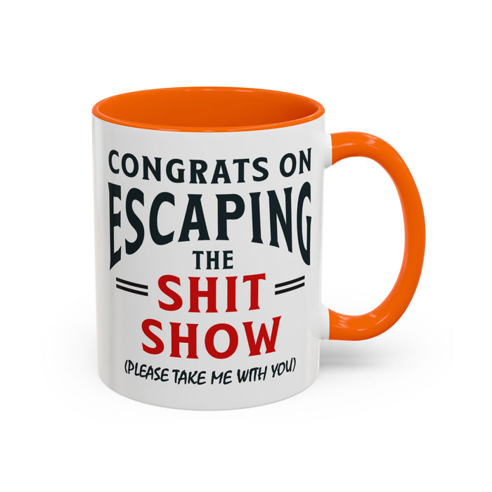 Funny Retirement Gift, Funny Coworker Leaving Gift, Going Away Co Worker, Goodbye Farewell, Retirement Mug, New Job, Leaving Job A0037-006 Accent Coffee Mug (11, 15oz)