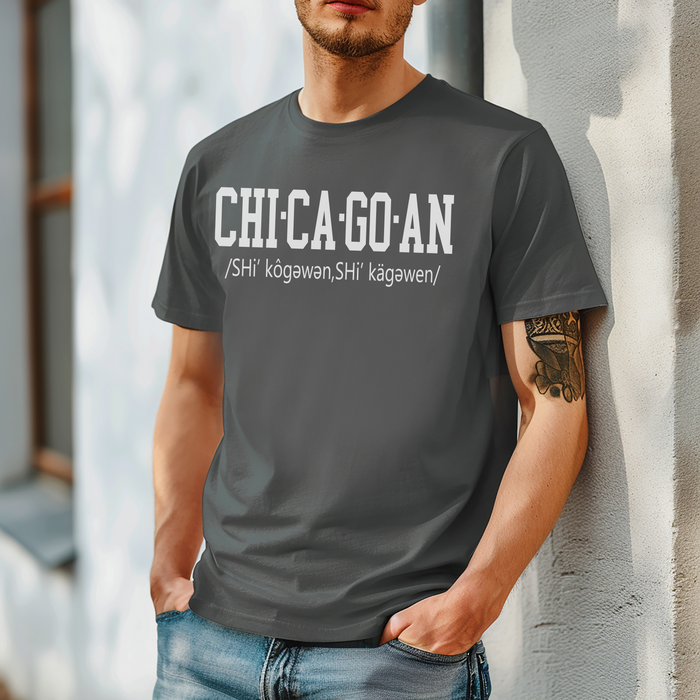 Chicagoan T-shirt Casual Unisex Tee for Every Occasion, Chicago Comfort Shirt, Everyday Wear, Gift for Friends, Stylish Basic T-Shirt
