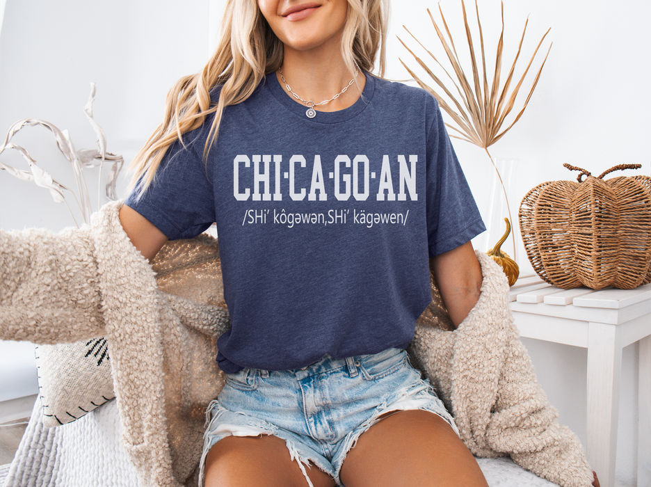 Chicagoan T-shirt Casual Unisex Tee for Every Occasion, Chicago Comfort Shirt, Everyday Wear, Gift for Friends, Stylish Basic T-Shirt