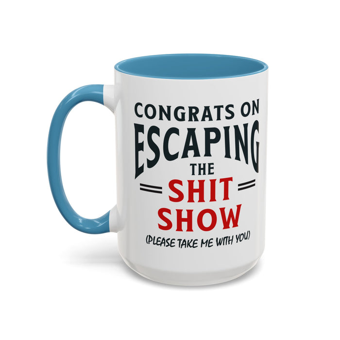 Funny Retirement Gift, Funny Coworker Leaving Gift, Going Away Co Worker, Goodbye Farewell, Retirement Mug, New Job, Leaving Job A0037-006 Accent Coffee Mug (11, 15oz)