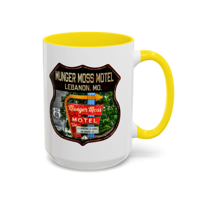 Mug Munger Moss Motel Route 66 Shield Missouri 11oz