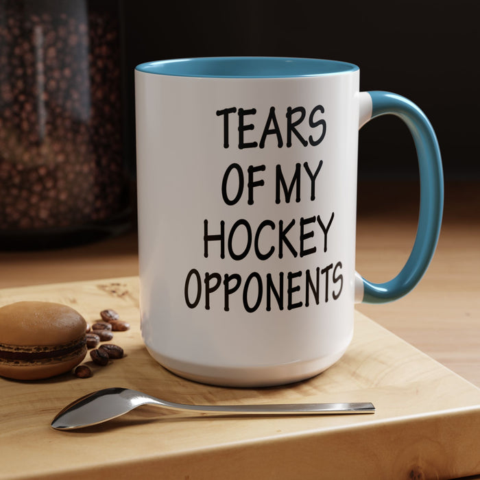 Hockey Gifts, Hockey Coffee Mug, Hockey Coach Gifts, Hockey Player Gifts, Funny Hockey Gifts, Tears of My Hockey Opponents A0075-026AAccent Coffee Mug (11, 15oz)