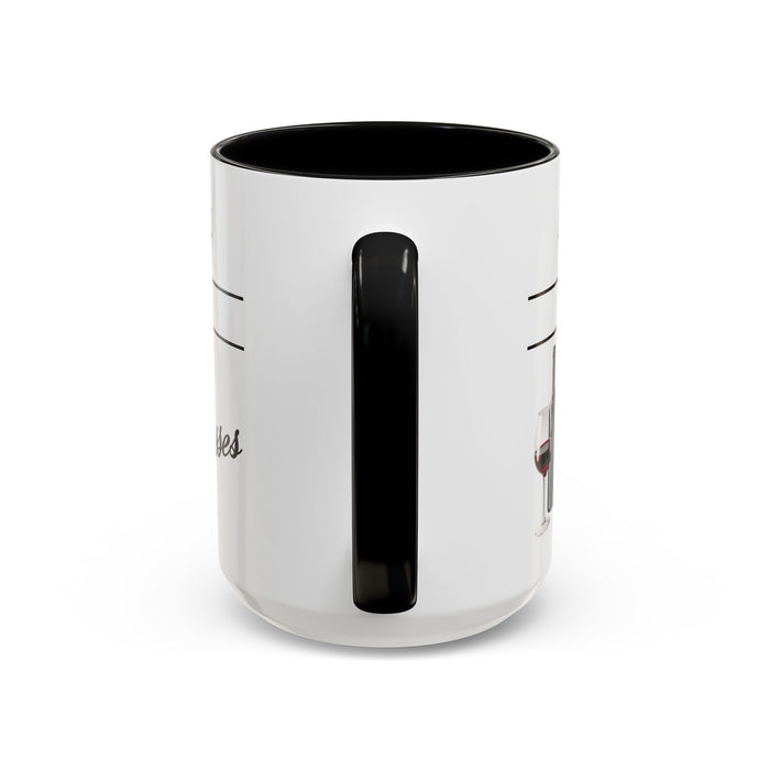 Unique Wine Lovers Mug - Perfect Gift for Coffee and Wine Enthusiasts 'At My Age, I Need Glasses' Design Coffee Mug Wine Lovers Gift  Accent Coffee Mug (11, 15oz) A0013