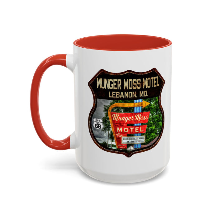 Mug Munger Moss Motel Route 66 Shield Missouri 11oz
