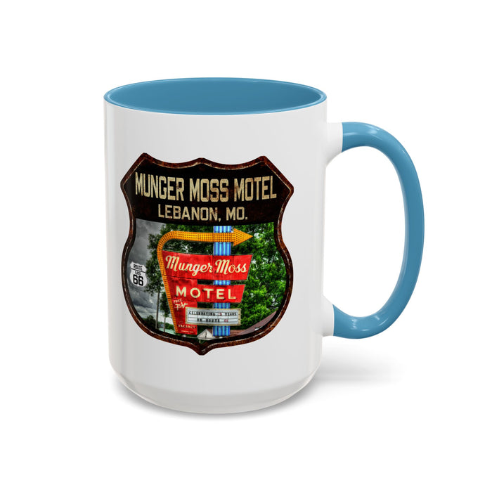 Mug Munger Moss Motel Route 66 Shield Missouri 11oz