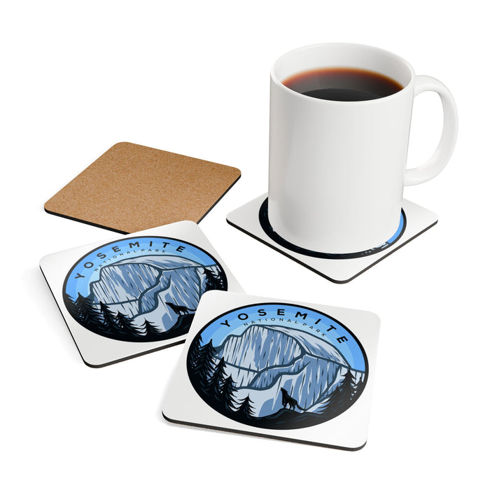 Yosimite National Park Corkwood Coaster Set