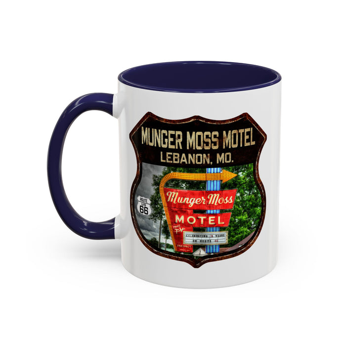 Mug Munger Moss Motel Route 66 Shield Missouri 11oz