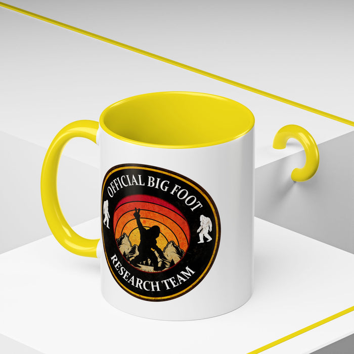 Big Foot Sticker - Big Foot Watch Club - Sasquatch Decal - Funny Yeti Gift Accent Coffee Mug (11, 15oz)