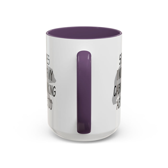 Coffee Mug, Cabin Thinking About Me, Bear Gift, Funny Tea Cup, Novelty Drinkware